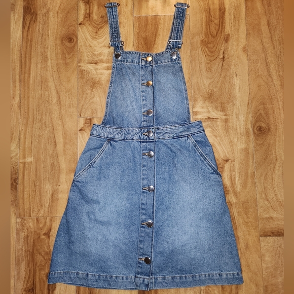 H&M Denim Overall Dress - Picture 1 of 6